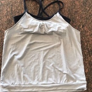 Athleta Built in bra Tank Sz S